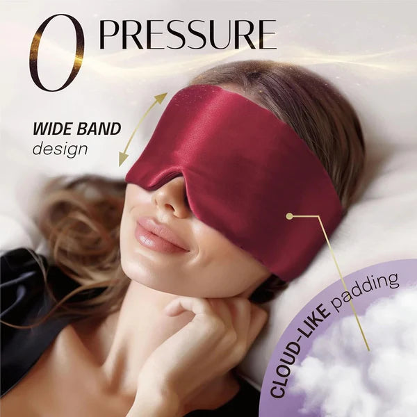 Cloud-Soft Mulberry Silk Eye Mask (Black)