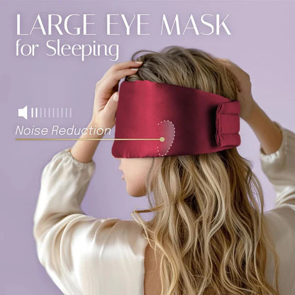 Cloud-Soft Mulberry Silk Eye Mask (Black)