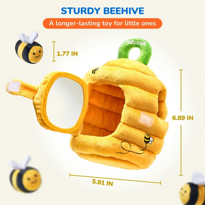 Bee Hive Sensory Plush Set – Soft Montessori Toy for Toddlers