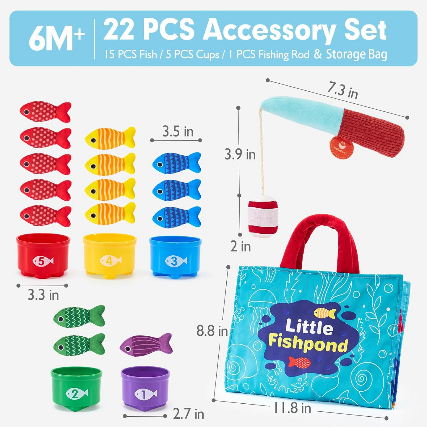 LittleAngler Montessori Fishing Set – Sensory Ocean Learning Toy