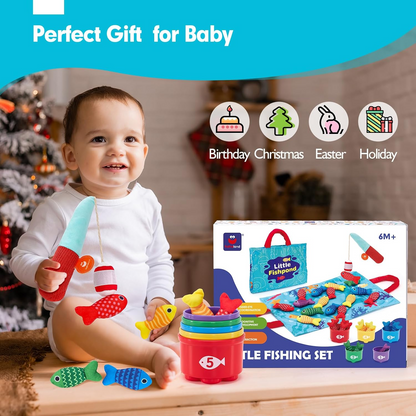 LittleAngler Montessori Fishing Set – Sensory Ocean Learning Toy