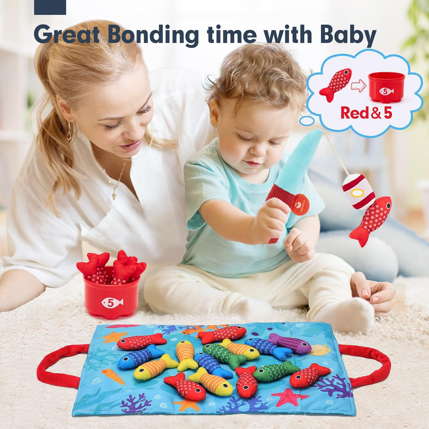 LittleAngler Montessori Fishing Set – Sensory Ocean Learning Toy