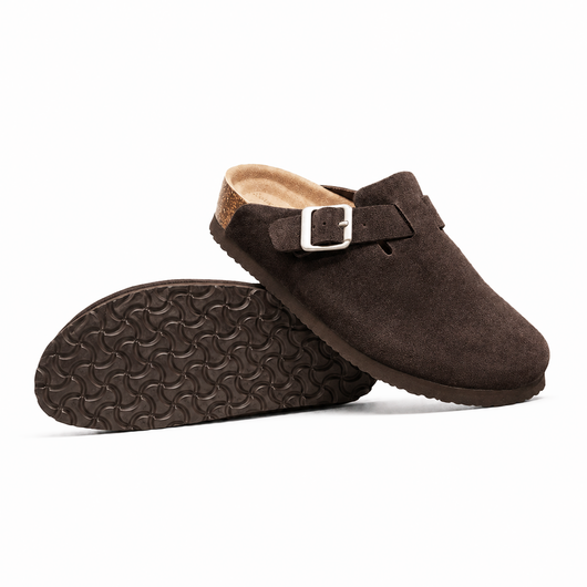 Suede Clogs