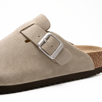 Suede Clogs