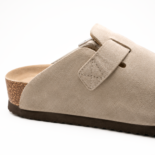 Suede Clogs