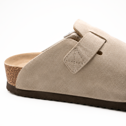 Suede Clogs
