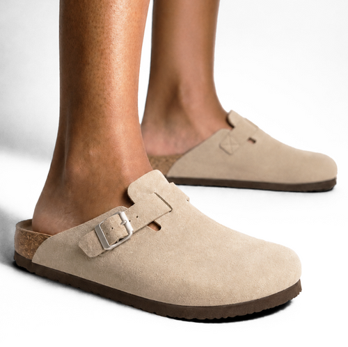 Suede Clogs