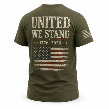We The People TShirt, 250 Years Of Liberty 1776 2026 Tee, United We Stand Apparel
