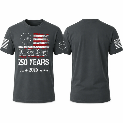 America 250 Shirt, We The People 2026 Patriotic Tee