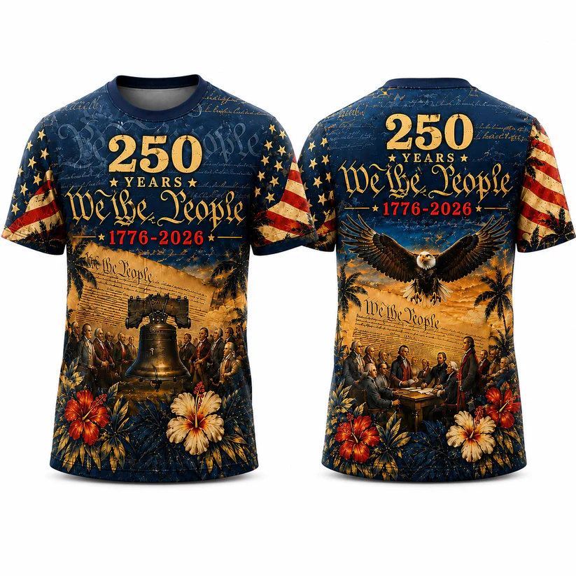 America 250th Anniversary T-shirt, USA 1776 to 2026 Patriotic Shirt, 4th of July Tee