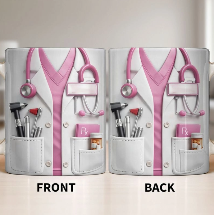 Doctor And Tools - Personalized Custom Coffee Mug, Gift For Medical Professionals