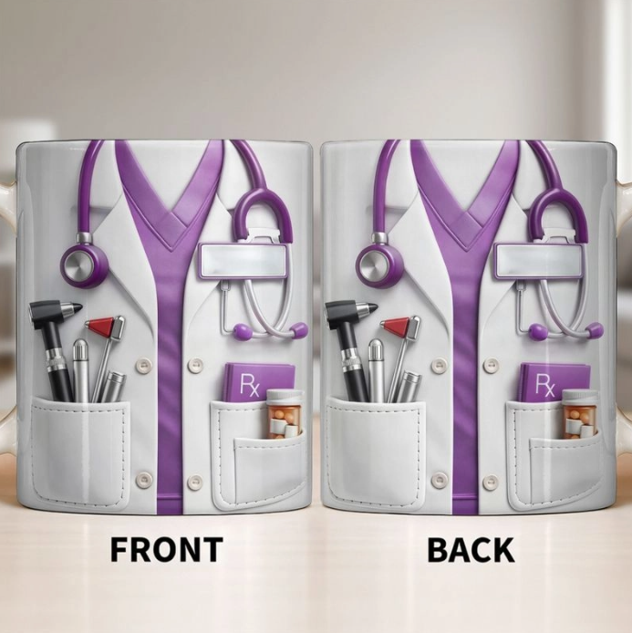 Doctor And Tools - Personalized Custom Coffee Mug, Gift For Medical Professionals