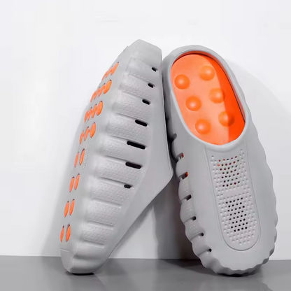 Foam Runner Clogs for Women Men, EVA Cloud Slides with Massage Sole