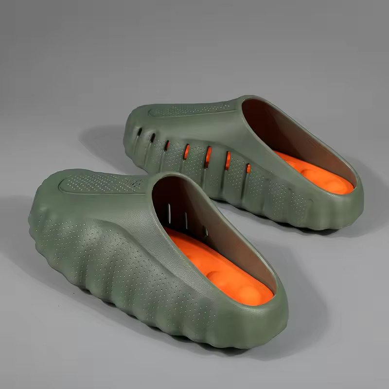 Foam Runner Clogs for Women Men, EVA Cloud Slides with Massage Sole
