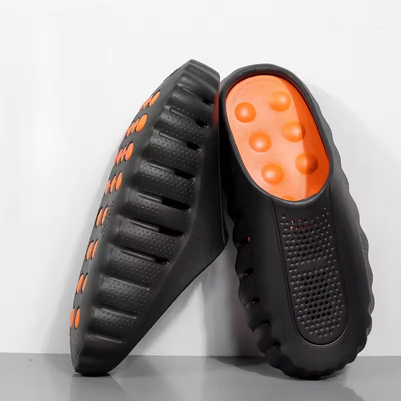 Foam Runner Clogs for Women Men, EVA Cloud Slides with Massage Sole