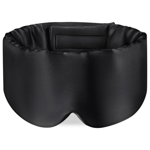 Cloud-Soft Mulberry Silk Eye Mask (Black)