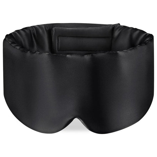 Cloud-Soft Mulberry Silk Eye Mask (Black)