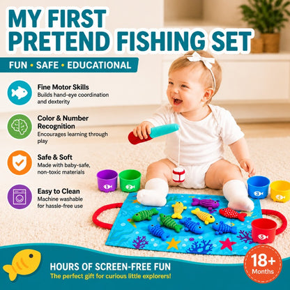 LittleAngler Montessori Fishing Set – Sensory Ocean Learning Toy