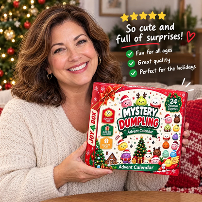 Dumpling Advent Calendar - Christmas Birthday Gifts For Mom, Dad, Brother, Sister, Kids - Merry Little Dumplings